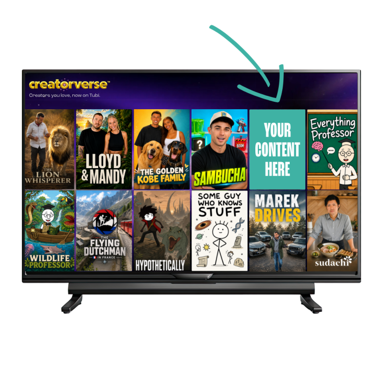 Tubi for Creators video distribution